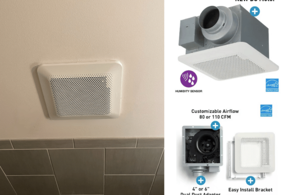 Panasonic Bathroom Fan with Automatic Humidity Sensor