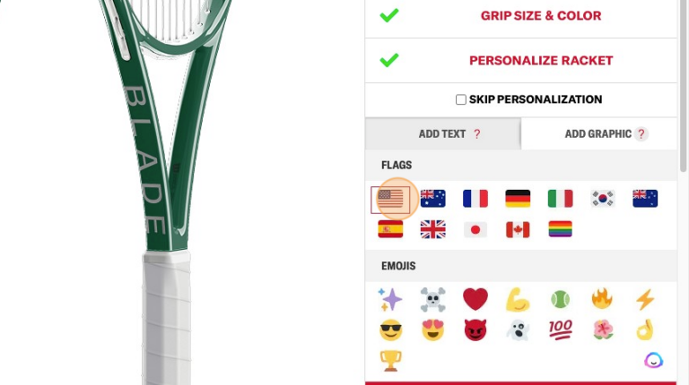 Wilson Custom Tennis Rackets | Your Game - Your Way - Trent's Buys
