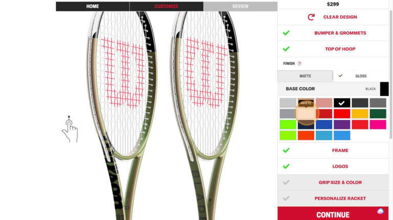 Wilson Custom Tennis Rackets | Your Game - Your Way - Trent's Buys