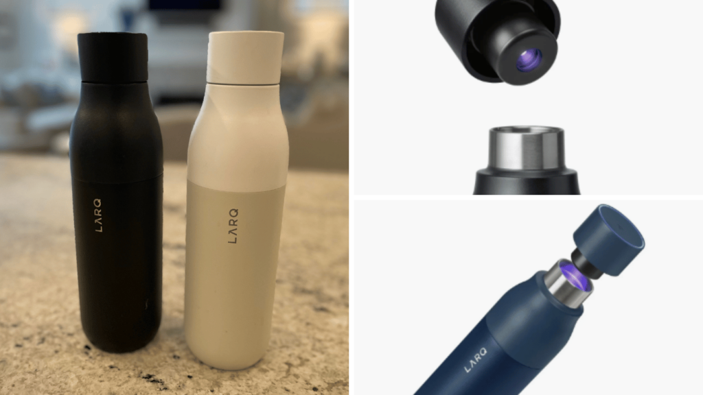 Larq Water Bottle Review - self-cleaning UV bottle