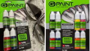 GPaint Color Options for Customizing Golf Clubs with Paint Fill