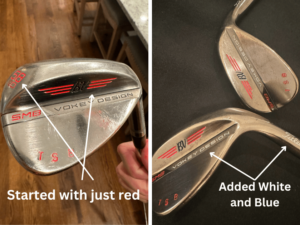 GPaint customizing golf clubs - paint fill