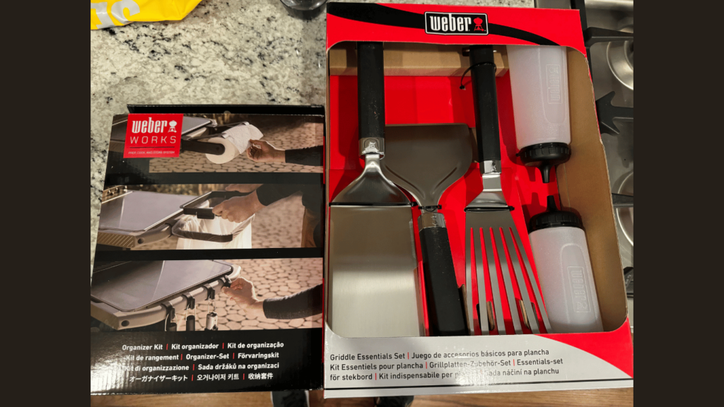 Weber Accessories - spatula and bottles